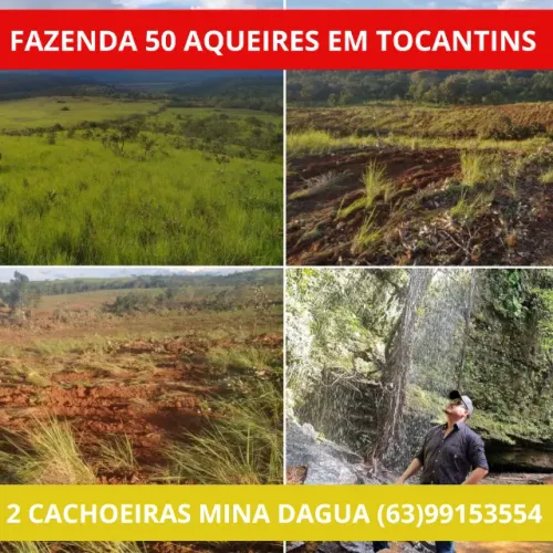 Fazenda em Tocantins, 20 Km de Porto Nacional, Chacara, Chácara,Terra, Lavoura, Platanção