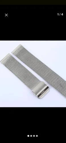 Pulseira Mesh Milanesa aço inox 20mm