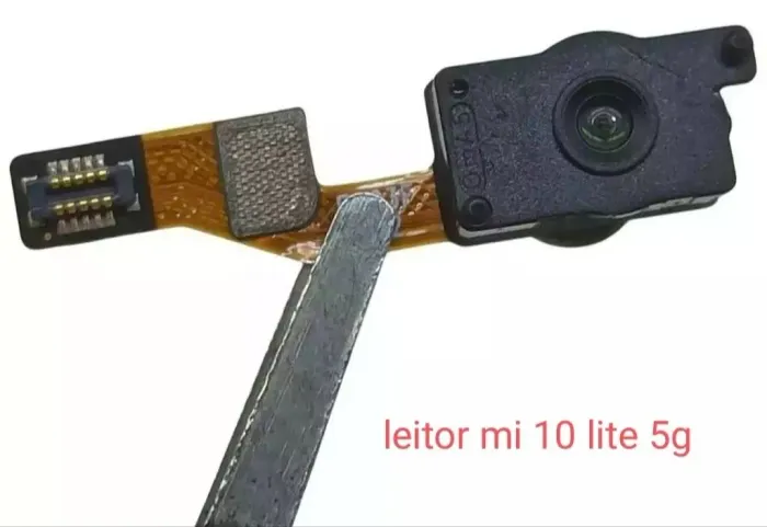 Leitor biometria tela Xiaomi Mi 10 Lite 5G