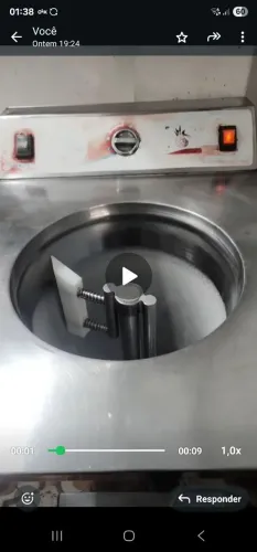 Máquina de sorvete profissional fortfrio V16 parcelo 12 X sem juros