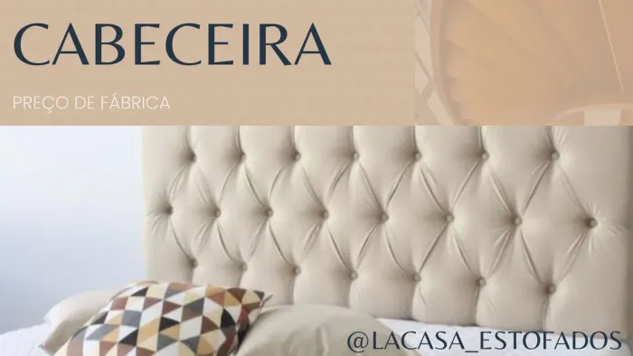 Cabeceira Estofada Luxuosa - Preço de Fábrica