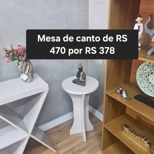 Mesas de canto em promoção