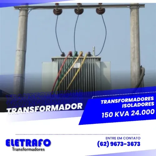 Transformador Isolador 125 kVA - Potência e Proteção Elétrica