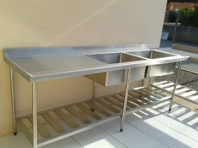 Pias inox industriais, fazemos sob medida