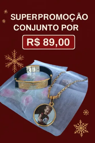 Pingentes com a foto dos filhos, marido, esposa, pais, pets ou o que sua imaginação dese