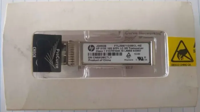 JD092B HP Transceiver SFP+ X130 10GB LC Sr 
