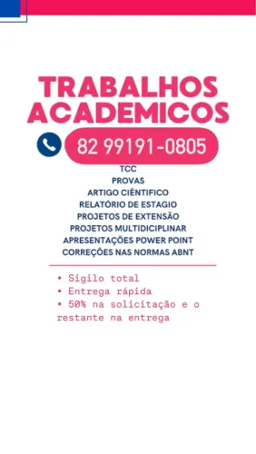 Trabalho acadêmico 