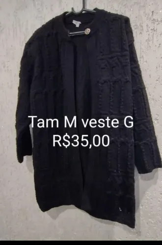 Blusa de frio Tam M veste G