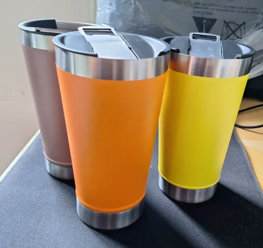 COPO TÉRMICO 473ml - Perfeito pro Verão! Mantém Gelado BARATO E COM ABRIDOR!