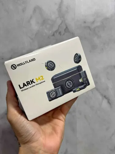 Microfone Hollyland Lark M2 PRETO (Combo) NOVO Aceitamos Cartões (SEM TROCAS)