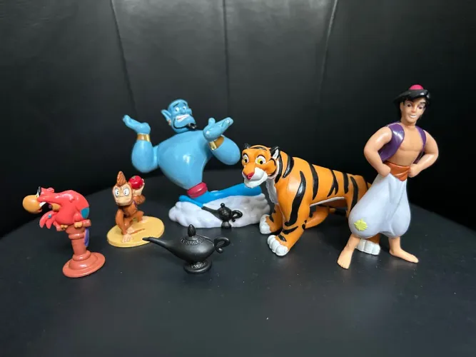 playset alladin original do parque da disney com 6 itens