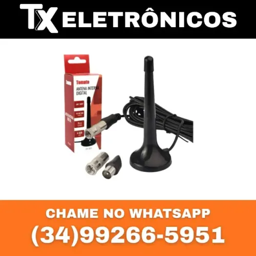 Antena Digital para Tv - Universal - Serve para toda TV que tem sinal digital
