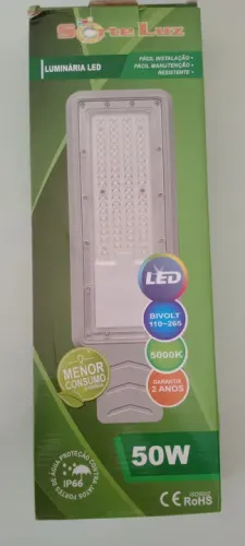Luminária LED 50W Bivolt - Iluminação potente e econômica