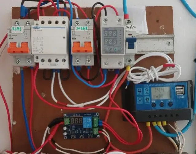 Transferencia Automatica Rede coelba Placa Solar