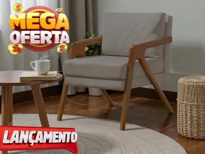 Poltrona em Madeira  SUPER OFERTA