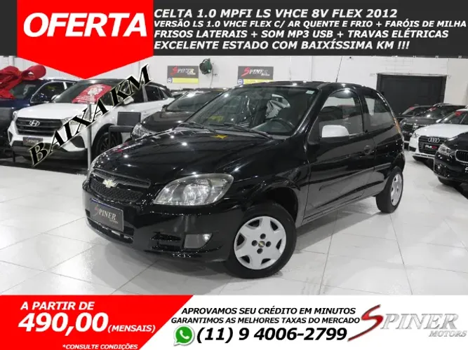 Chevrolet Celta 1.0 Mpfi LS VHCE 8v Flex Excelente Estado Baixíssima KM