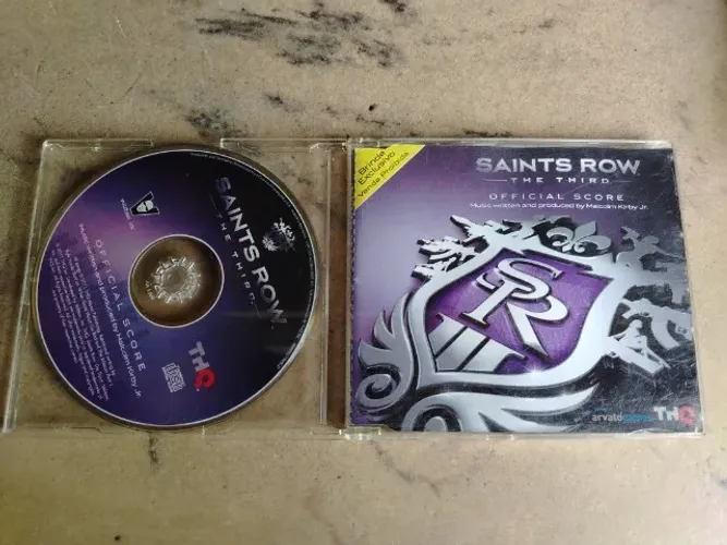 Saints Row The Third Cd Trilha Sonora Promocional do Jogo Por Malcolm Kirby Jr.