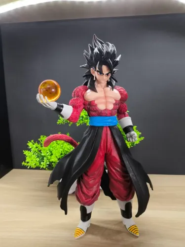 ? Super Oferta! Action Figure Goku SSJ4 Dragon Ball - 29cm Detalhado ?