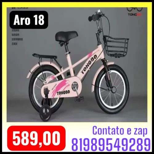 Bicicleta infantil aro 18