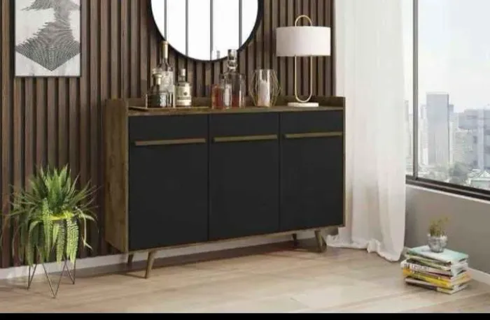 Aparador buffet Preto fosco