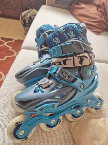 Patins Inline Ajustáveis Azul - Perfeito para Diversão! TRAXART INFANTIL