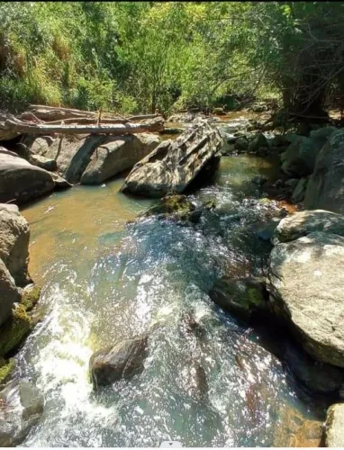 OR - CHACARA, 3918 m². , ÁGUA DE NASCENTE, CACHOEIRA DENTRO DOS LIMITES DA CHACARA.