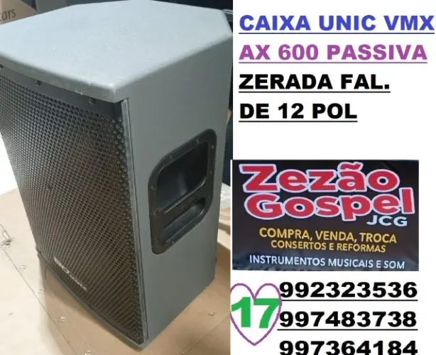 CAIXA UNIC VMX AX 600 PASSIVA 1.600,RS TROCAS.