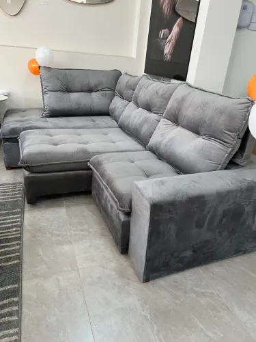 Sofá Retratil com Chaise Molas Ensacadas a partir de 5.990,00