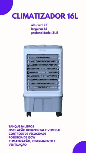Climatizador de Ar 16L Ventisol