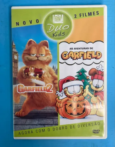 DVD do Garfield 2 + Animação de Natal (Original)