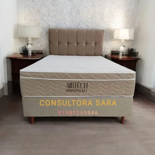 Cama Box Casal Airtech Springpocket