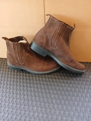 Bota Couro Prado Marrom 