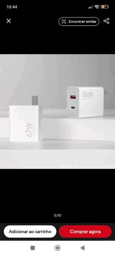 Carregador Gan 67w xiaomi 1c1a  