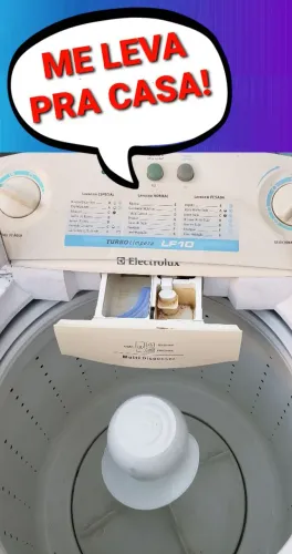 Máquina de Lavar Electrolux LF10 - Turbo Limpeza