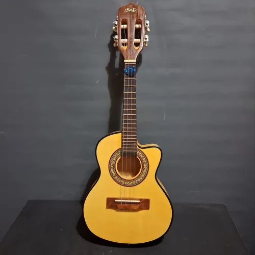 Cavaquinho TOKS natural Elétrico - pouco usado + Bag de Transporte 