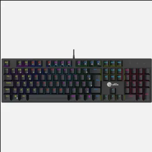 Teclado Mecânico Gamer Ninja Leap, Switch Blue, Rainbow, ABNT2, Black, Novo, Lacrado 