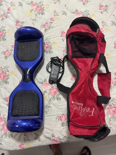 Hoverboard Azul com Bolsa de Transporte