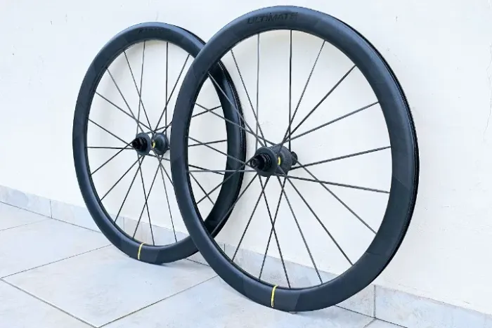 Rodas Mavic Cosmic Ultimate 45 Carbon Disc Tubeless - Freehub HG - 1255g - Seminova