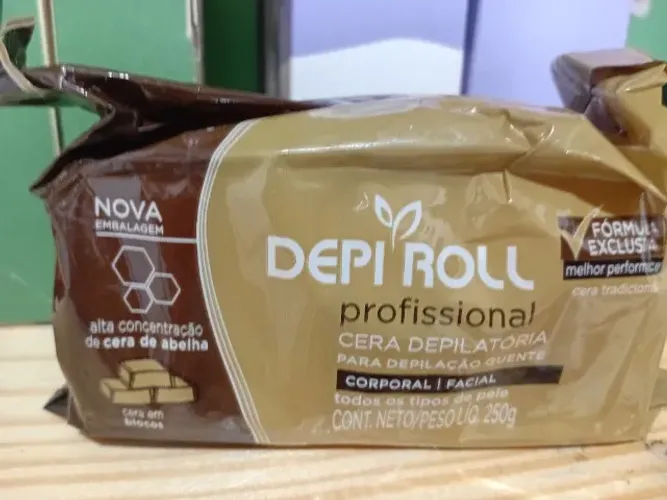 Depiroll Cera Quente Bloco 250Gr Tradicional Escolha da Amazon