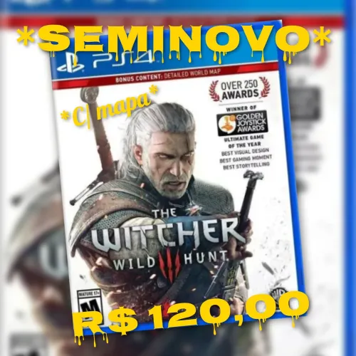 The Witcher 3 - PS4 / PS5 - Leia o anúncio 