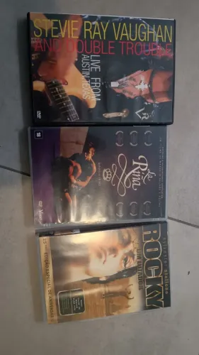 COMBOS DVD´S STEVE RAY VAUGHAN, LA RINA E ROCKY