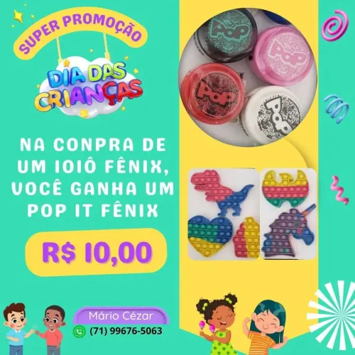 Pop it + ioiô Fênix 