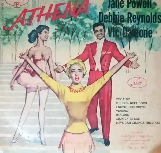 Disco de 1954 "Athena" Raridade Especial para Rádio Imprensa - É vintage