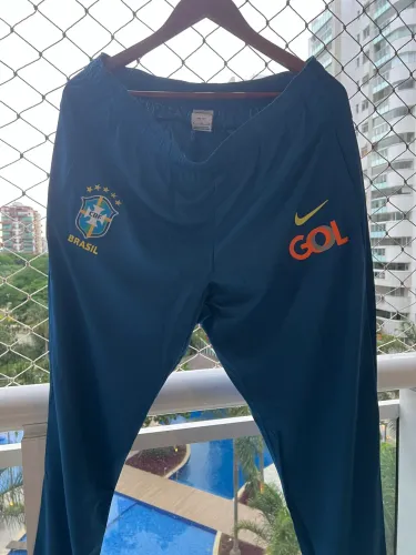Calça Esportiva Nike GG Masculina Brasil Seleção Brasileira Nova Colecionador