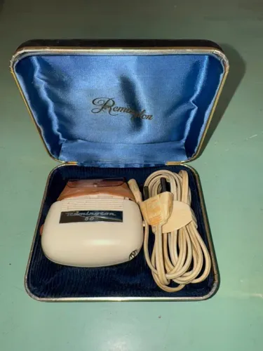 Barbeador Remington antigo FUNCIONANDO colecionadores vintage retro