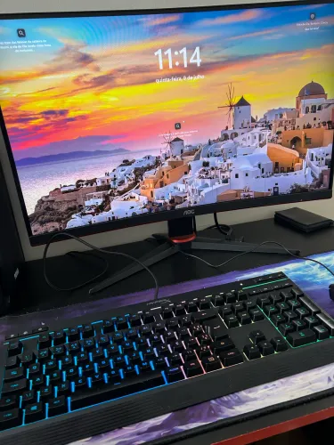 Setup completo, Pc + monitor + acessórios