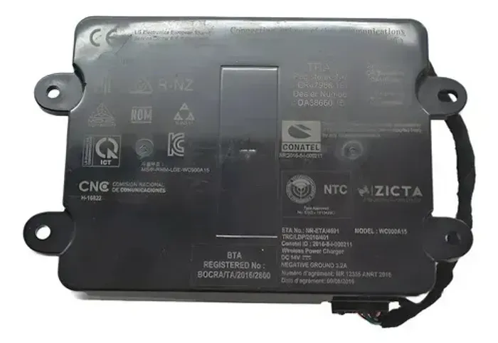 Carregador Indução Modulo Gm Tracker 2021 Original 13533077 Preto