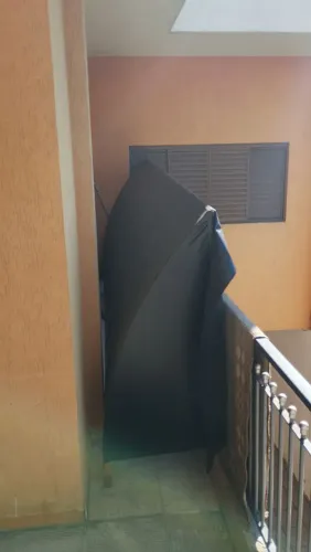 TOLDO LONA PRETO 3,47x0,70x1,35 usado,novo