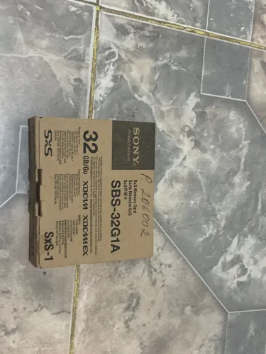 Cartão de Memória Profissional Sony SxS-1 32GB SBS-32G1A - Novo Lacrado