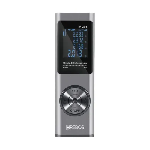 A Trena Laser Hrebos IF-298 representa o estado da arte em instrumentos de medição digital